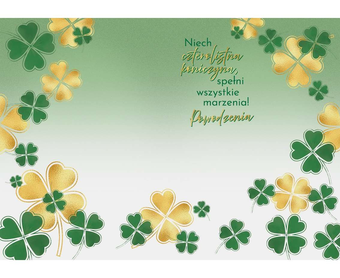 Greeting card CARD A5 Good luck
